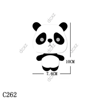 new panda wooden die scrapbooking c 262 cutting dies