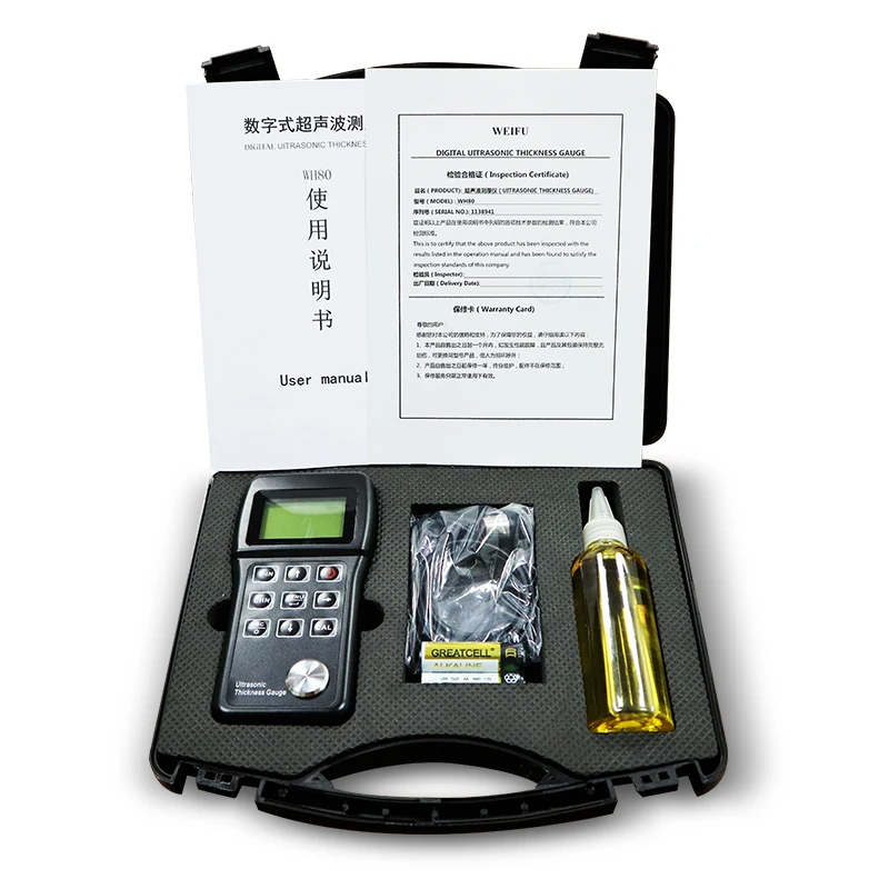 

Ultrasonic wall thickness gauge WH80