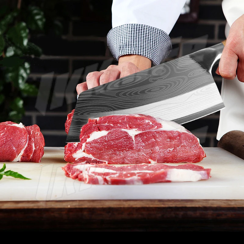 Кухонный нож шеф-повара из дамасской стали 8 дюймов |