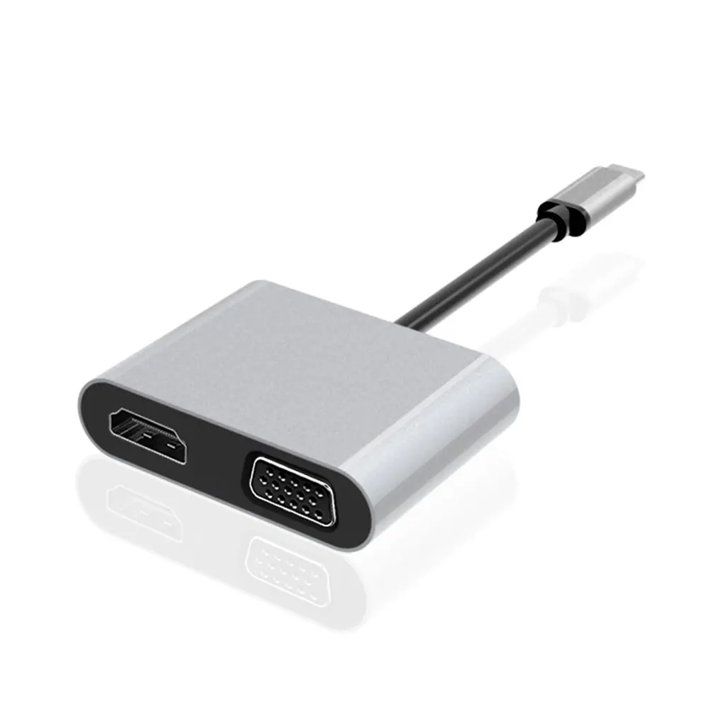 

Адаптер VGA, совместимый с USB Type-C, для Xiaomi, Macbook Pro