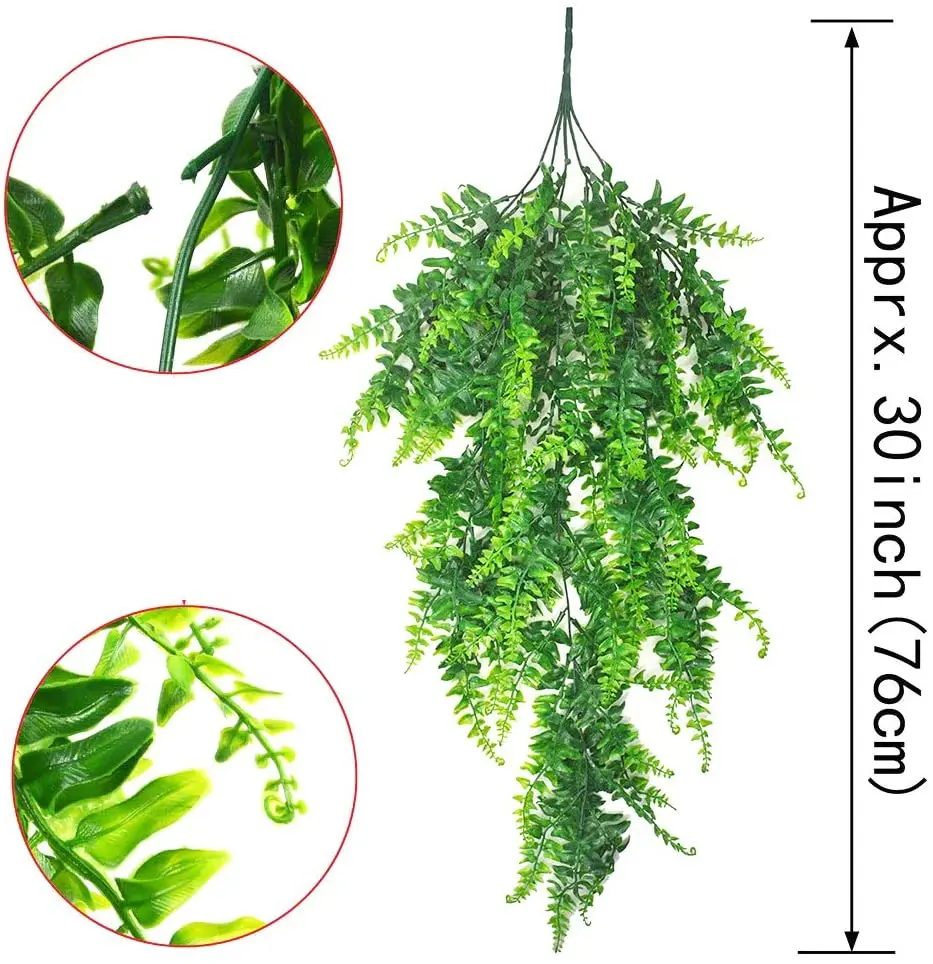 

Artificial Plants Vines Home Decor Fake Hanging Plants Ivy Vines Leaves Flowers for Home Garden Wall Decoration 2021 New Fashion