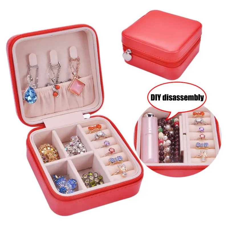 Чехол из искусственной кожи для хранения ювелирных изделий | Украшения и