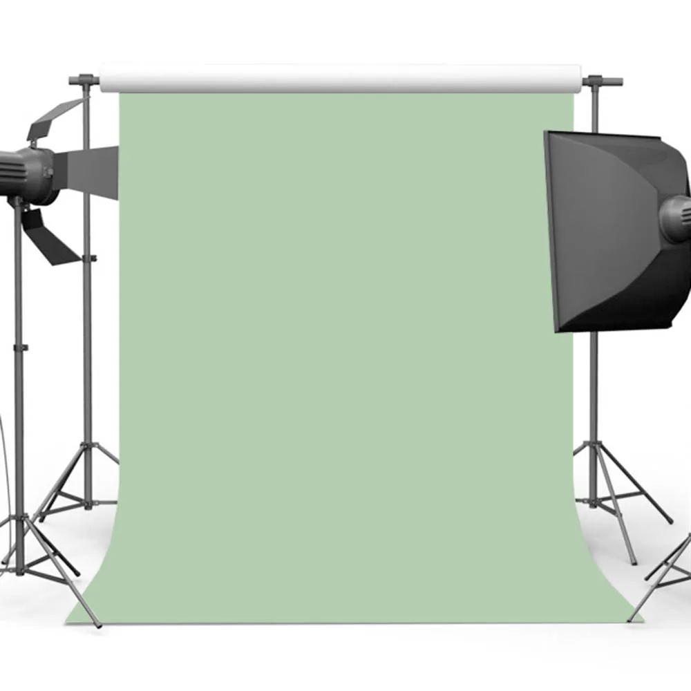 

Виниловый фон для фотосъемки, однотонный зеленый фон для портретной съемки, студийный реквизит