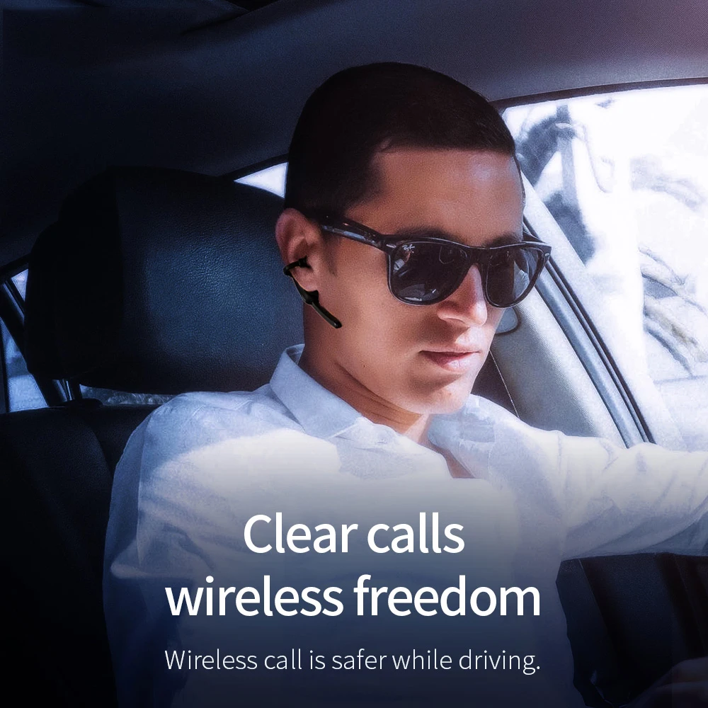 HOCO бизнес Bluetooth наушники цифровой шумоподавление Голосовое управление Беспроводные наушники с микрофоном автомобиль Спортивная гарнитура для iPhone