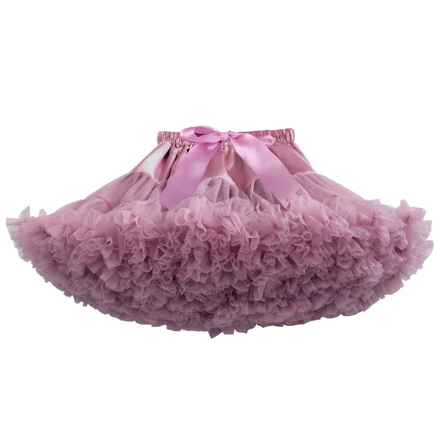 rose pink Одежда для родителей и детей; комплект из 2 предметов; пышные вечерние юбки-пачки; юбка-американка принцессы для девочек; балетный танцевальный костюм; семейная юбка для фотосессии - Цвет: rose pink