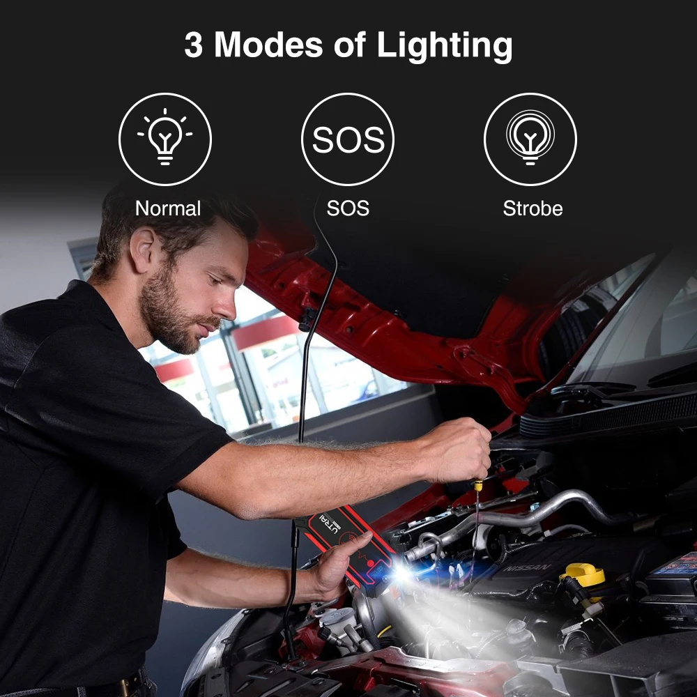 

Car Jump Starter 24000mAh 2500A Power Bank Car Battery with 10W Wireless Charger LCD Screen Safety Hammer Jump starter