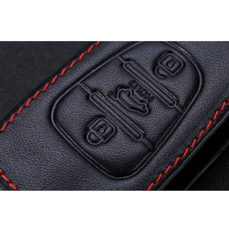 Новые 3 кнопки черного цвета из искусственной кожи Автомобильный Брелок