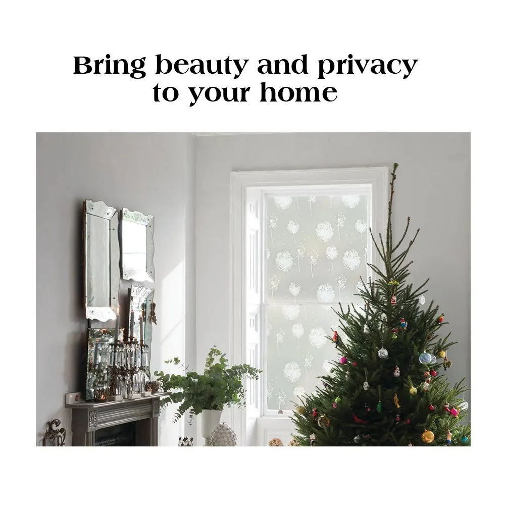 Одуванчик стеклянная пленка статическая липкая защита конфиденциальности