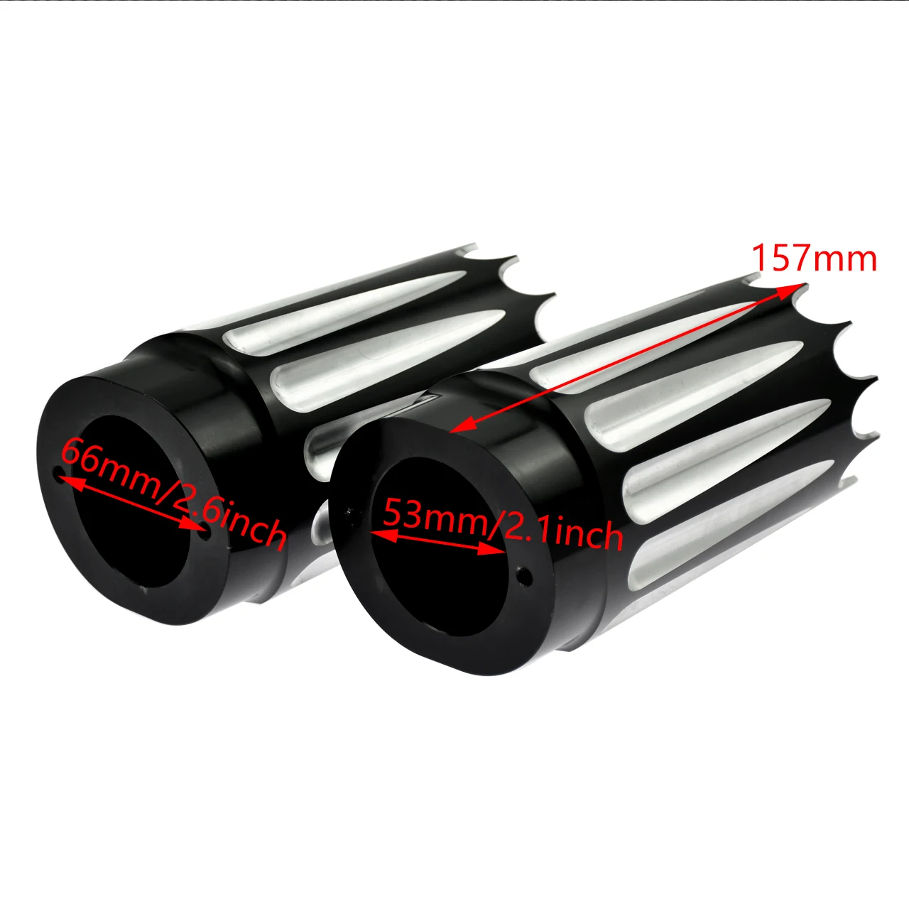 1 пара кожух для передней вилки мотоцикла ударная крышка с ЧПУ Harley Touring FLHT FLHX FLSTF