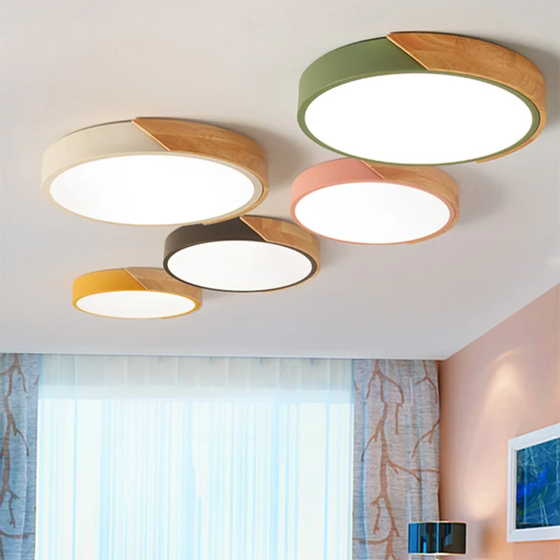 Приглушаемые светодиодные потолочные светильники 5 см ультратонкий современный