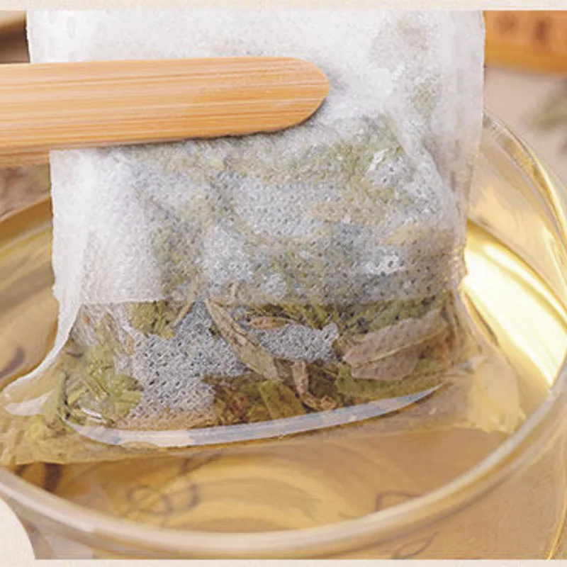 100 шт. пустые бумажные чайные пакеты термоуплотнительная фильтровальная бумага