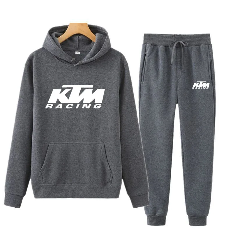 

2021 new men's sportswear autumn running Hoodie + Pants Set 2-piece sportswear set fitness suit men's suit men's suit