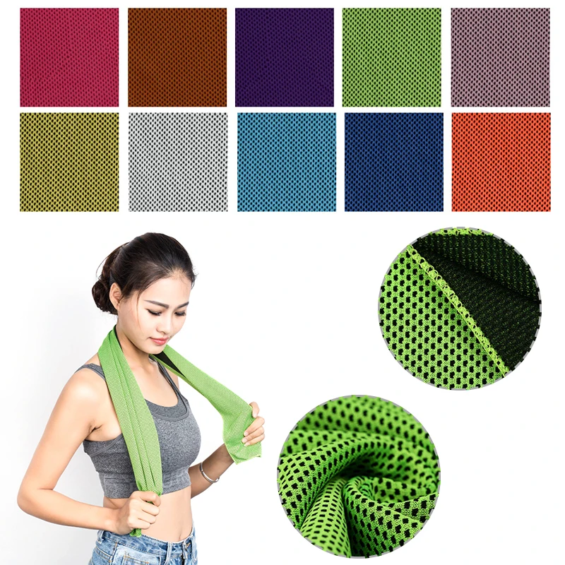 

Multi Colors Summer Cooling Sports Towel Microfiber Fabric Sweat-Dry Towels Fit Outdoor Running Fitness Climbing