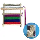 Традиционный ткацкий станок сделай сам, ткацкий станок для ручной вязки, детская ручная вязка, развивающая игрушка для интеллектуального развития