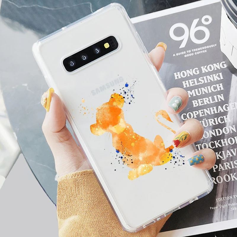 Король Лев simba Pumba Hakuna Matata мягкий чехол для телефона samsung S7 Edeg S8 S9 Plus S10+ S10E Lite A50 A70 NOTE8