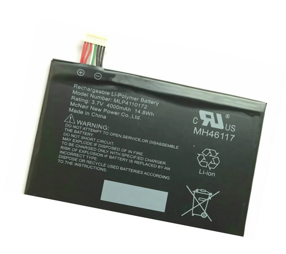 

Westrock 3.7V 4000mAh 14.8Wh Battery MLP4110172 (N8) for The Rand McNally GPS