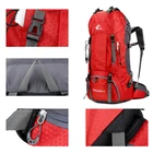 Уличный рюкзак для альпинизма, походов, 60 л, нейлоновая Водонепроницаемая спортивная сумка, унисекс рюкзак для альпинизма с защитным чехлом от дождя