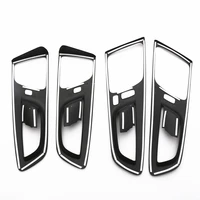 abs carbon fiber style interior door handle cover bezel trim car styling accessories for volvo xc60 2018