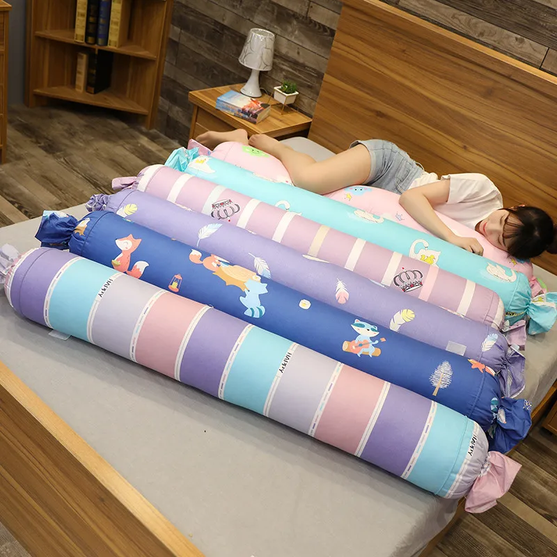 65 180 см Длинные Плюшевые Kawaii цилиндрический конфеты подушка прекрасная 24 шаблон