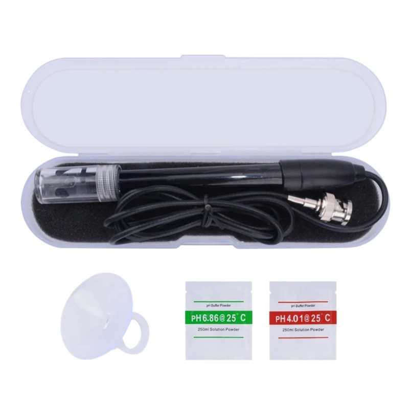 SHGO HOT 1Pcs Ph 201 черный лабораторный электрод электродный датчик соединитель рН
