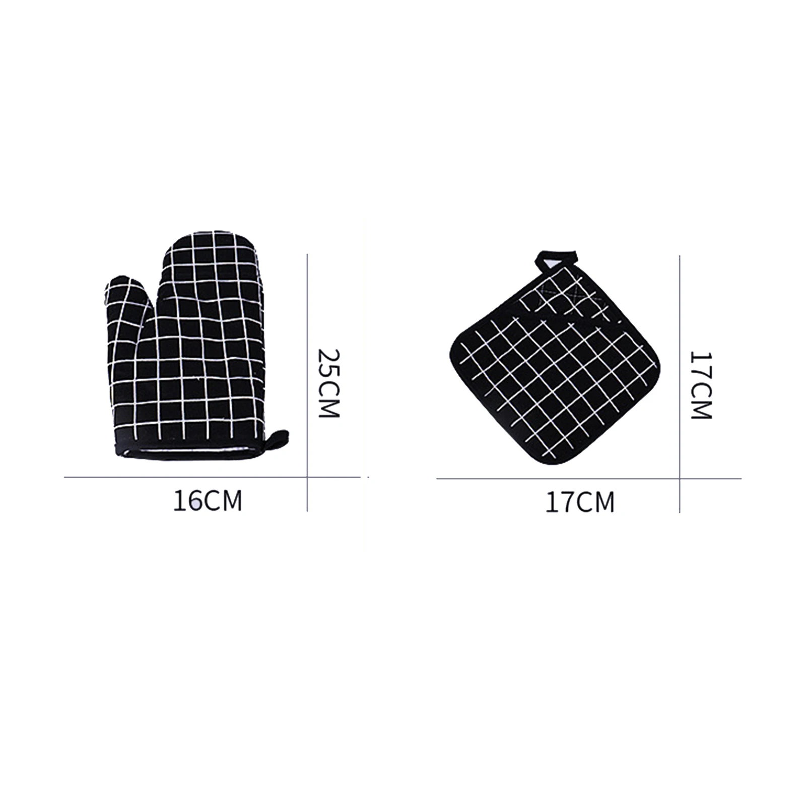 2 шт./компл. Nordic Стиль хлопок Прихватки барбекю перчатки рукавицы с крючками