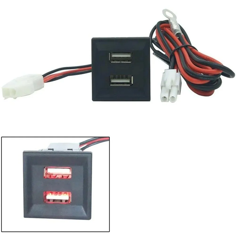 

Автомобильное зарядное устройство с двумя USB-портами, 12 В, 2003 А