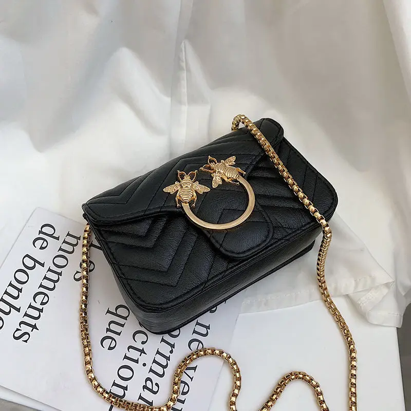 Женская сумка новинка 2019 мини на цепочке мессенджер Студенческая Корейская