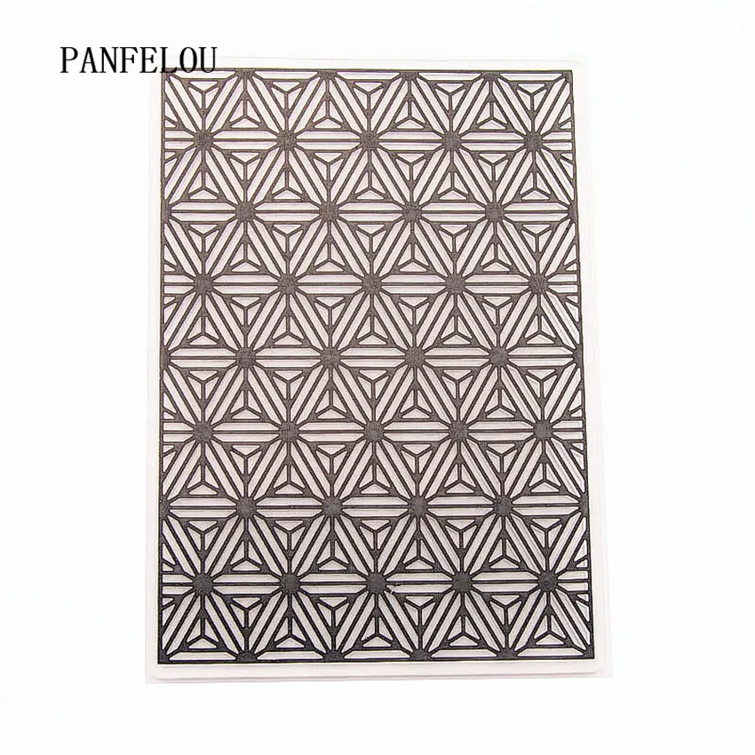 PANFELOU 10 5x14 8 алмазные Звездные папки для тиснения пластика скрапбукинга DIY шаблон