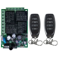 ac110v 220v 4ch wireless rf remote control light switch 10a relay output radio receiver moduletransmitter garage door opener