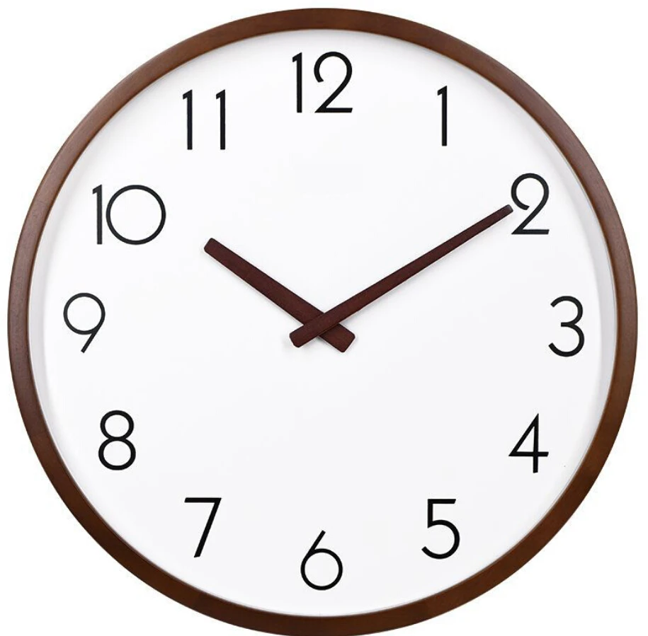 

TXL 14 дюймов реальные деревянные настенные часы, Декор для дома, Декор для дома офиса Спальня