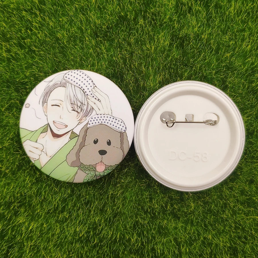 Новая мода аниме Юрий! На льду Юрий Виктор брошь значок косплея рюкзаки пуговицы