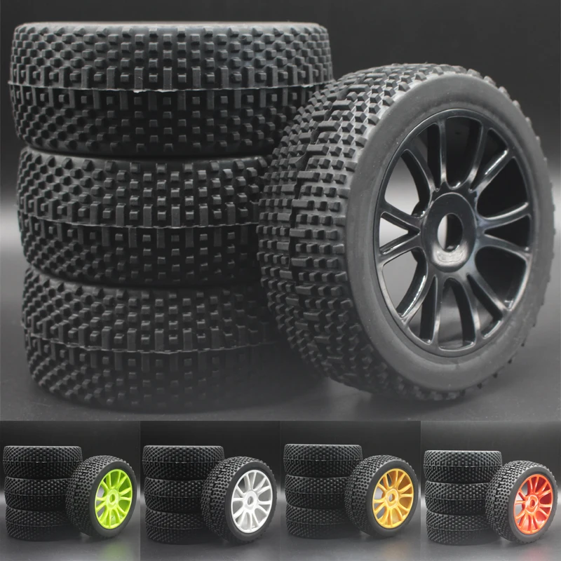 4 шт. белые черные зеленые желтые красные резиновые покрышки для внедорожников и