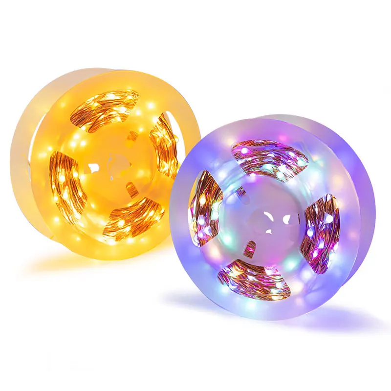 10-100 м дистанционного Рождеством Свадебные украшения огни помещении на открытом