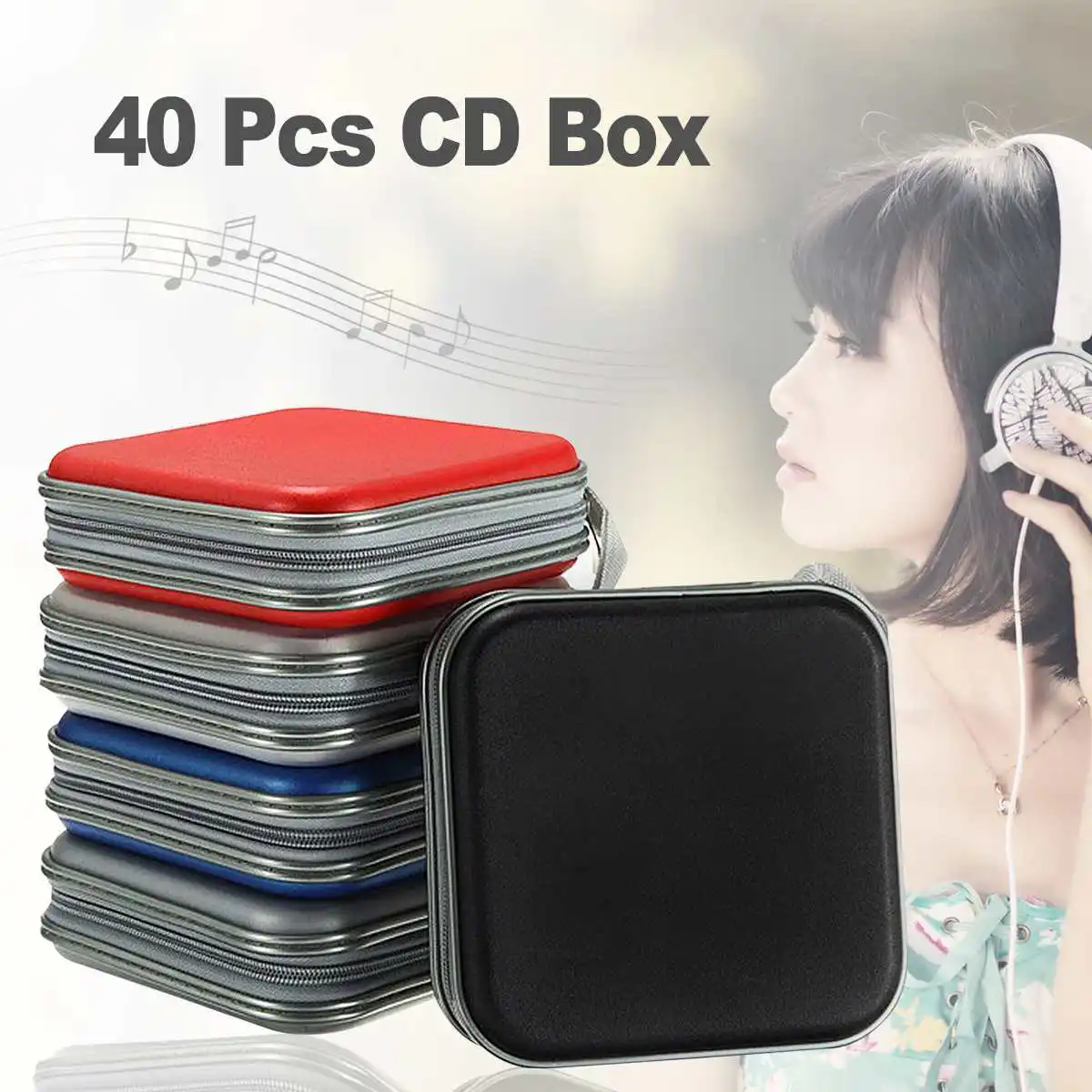 Водонепроницаемый чехол для дисков портативный пластиковый держатель CD с