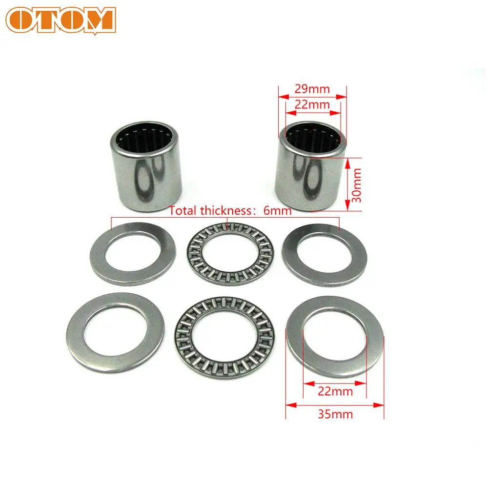 OTOM мотоцикл гонки плоская вилка Подшипник Втулка сальник комплект для KAWASAKI KX250F