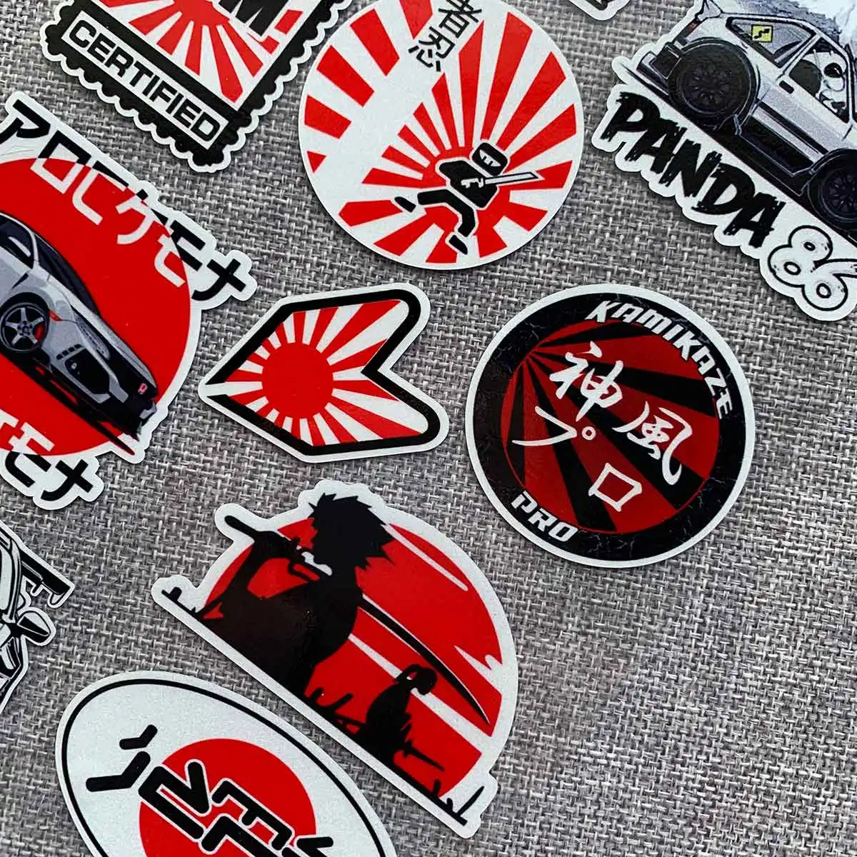 10 шт. светоотражающие наклейки для автомобилей Toyota Honda Nissan Mazda Mitsubishi | Автомобили и