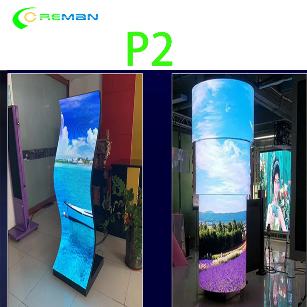 Мягкий Светодиодный модуль P2 P3 P4 P5 изогнутый мягкий светодиодный дисплей |