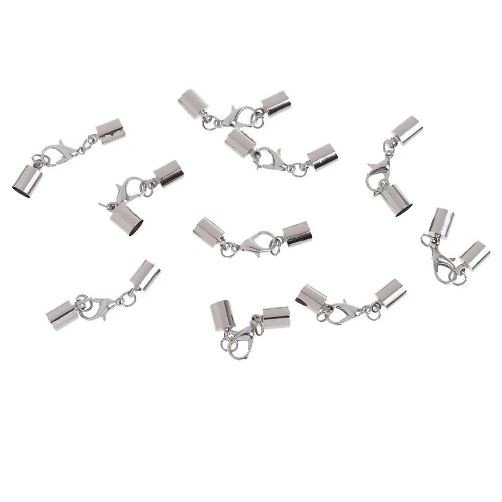 Застежки-коннекторы для ювелирных изделий серебристые застежки-карабины