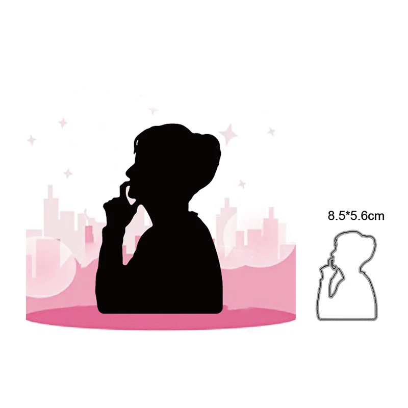 2022 семья фигурок металлические Вырубные штампы форма рамка украшение