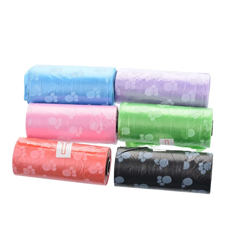 

Mixed Colors Dog Poop Bags for Waste Refuse Cleanup Doggy Roll Replacements for Outdoor Puppy Walking and Travel, Thick Plastic