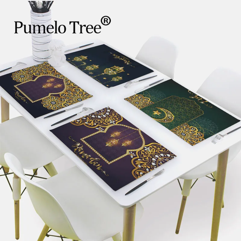 

Салфетки для вечерние Рамадан бумажные салфетки 32*42 см Салфетка с узором Луны подставка чайный коврик салфетка для стола домашние салфетки