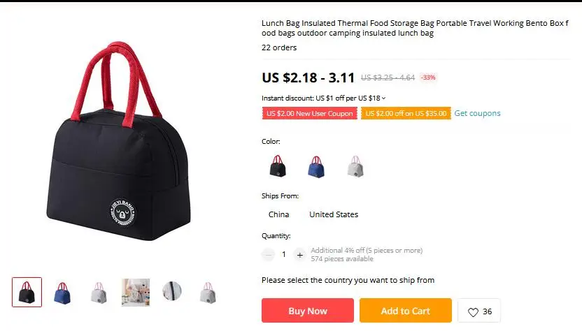 Lunch Bag Insulated Thermal Food Storage Bag Portable Travel Working Bento Box food bags outdoor camping insulated lunch bag
