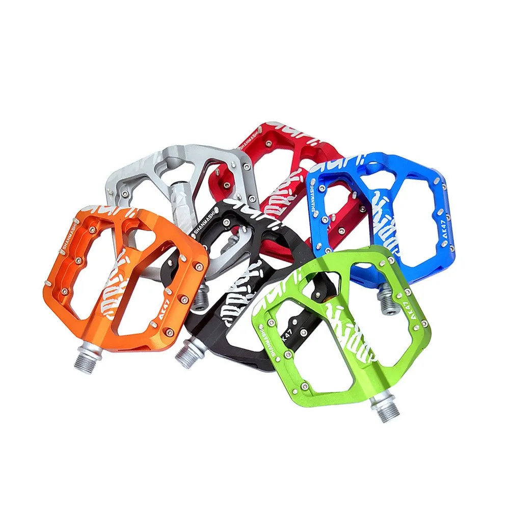 

1 Bicycle Pedals 110*100mm Alloy Aluminum Bike Comfortable Mountain Pair