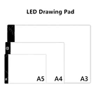 Алмазная живопись A3 A4 A5, светодиодная подсветильник вка с подставками 5d, аксессуары для творчества, светильник ящаяся доска с питанием от USB, регулируемая яркость