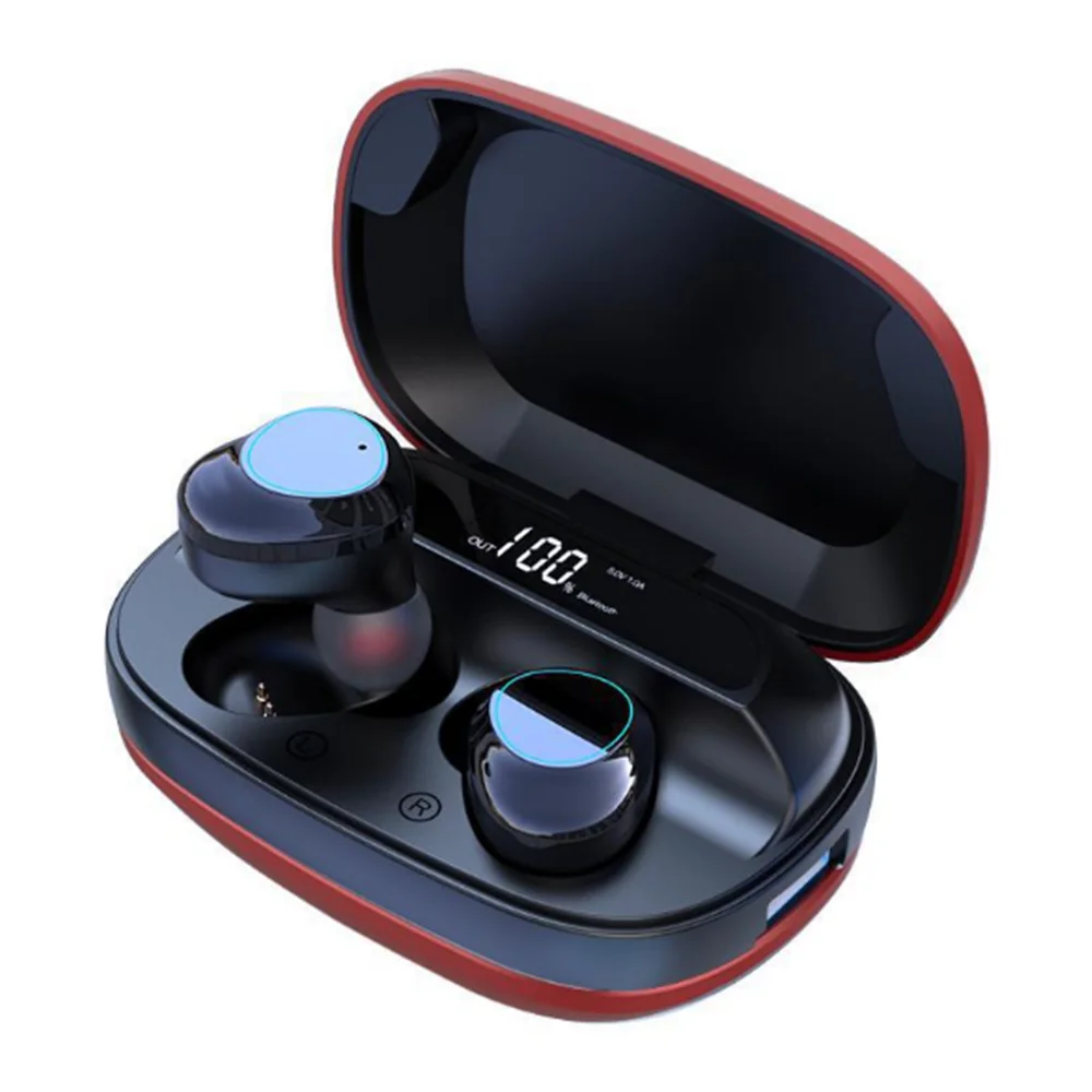 

3000 мАч TWS наушники 9D стерео Bluetooth 5.0 беспроводные Eabuds IPX7 водонепроницаемые наушники светодиодный дисплей с микрофоном сенсорная клавиша