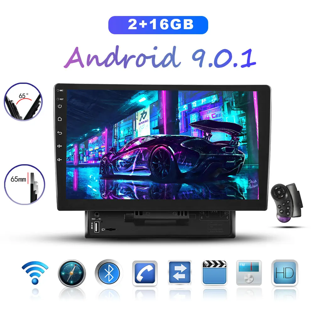 

Универсальный автомобильный радиоприемник MP5, мультимедийный плеер на Android, со съемным экраном, GPS, Wi-Fi, BT, Поддержка стандарта SWC, Типоразмер 1...