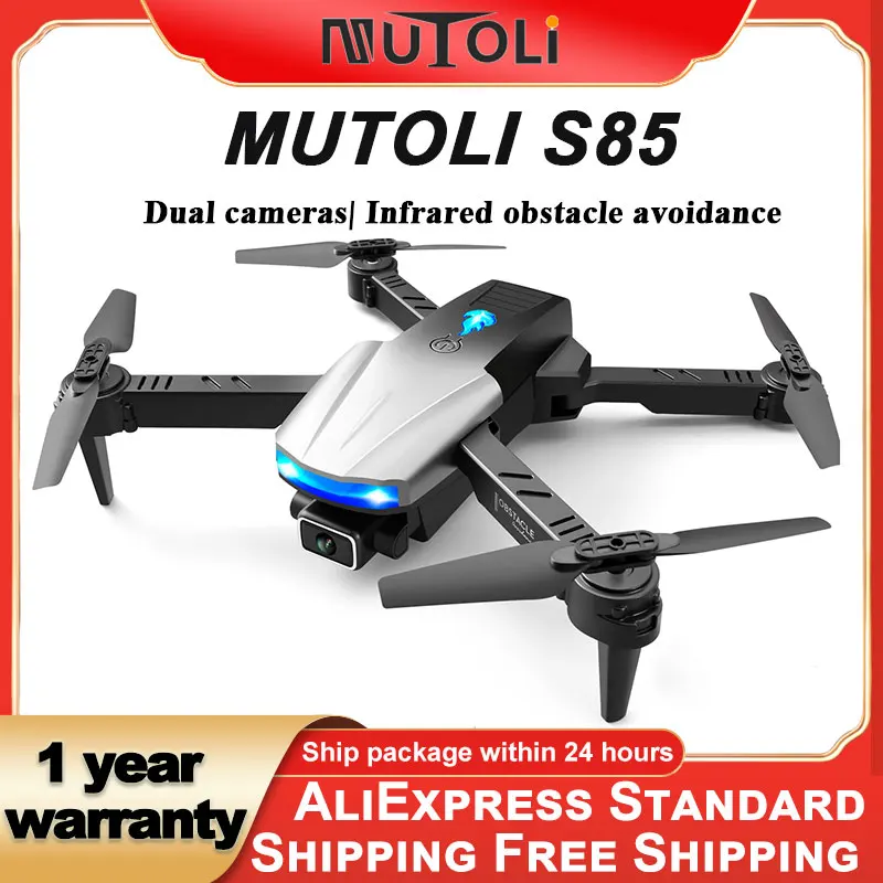 MuToLi S85 drone 4K HD dual camera 50x zoom Wifi FPV drone height keeping infrared three-sided obstacle avoidance rc quadcopter