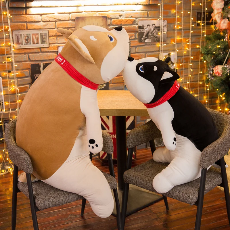 50 см милый сонный Сиба ину плюшевая подушка Хаски плюшевый щенок кукла собака