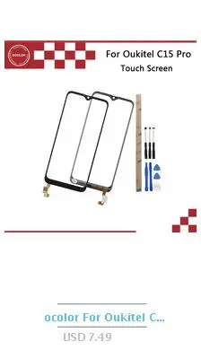 Ocolor для Oukitel C15 Pro ЖК-дисплей и сенсорный экран с рамкой дигитайзер в сборе для Oukitel C15 Pro ЖК-экран+ Инструменты+ пленка