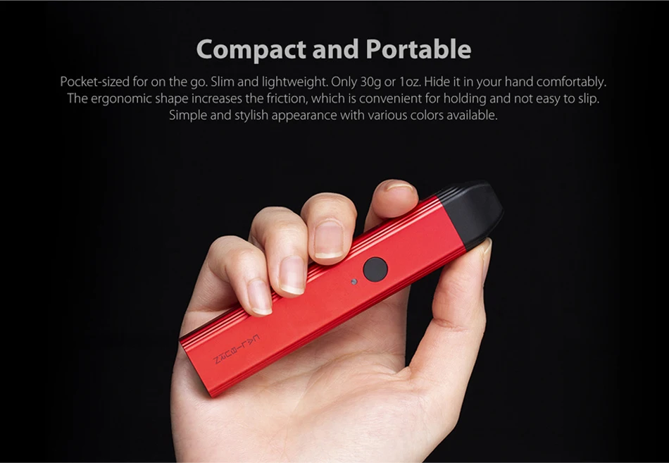 Стартовый набор Uwell Caliburn Pod с 520 мАч встроенным аккумулятором 2 мл картриджем Pod электронная сигарета Vape испаритель